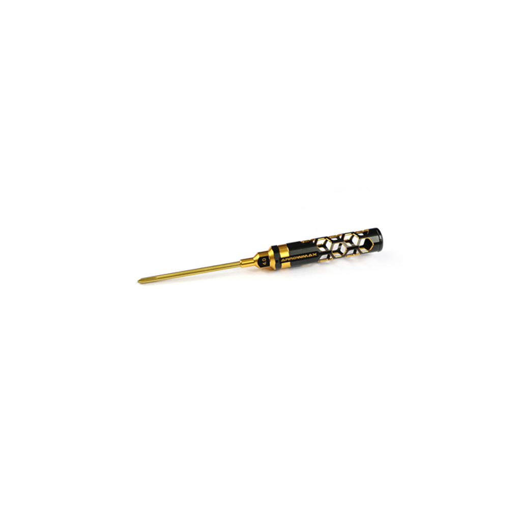 Arrowmax Phillips Screwdriver 4.0 x 100mm Black Golden (AM440141BG)