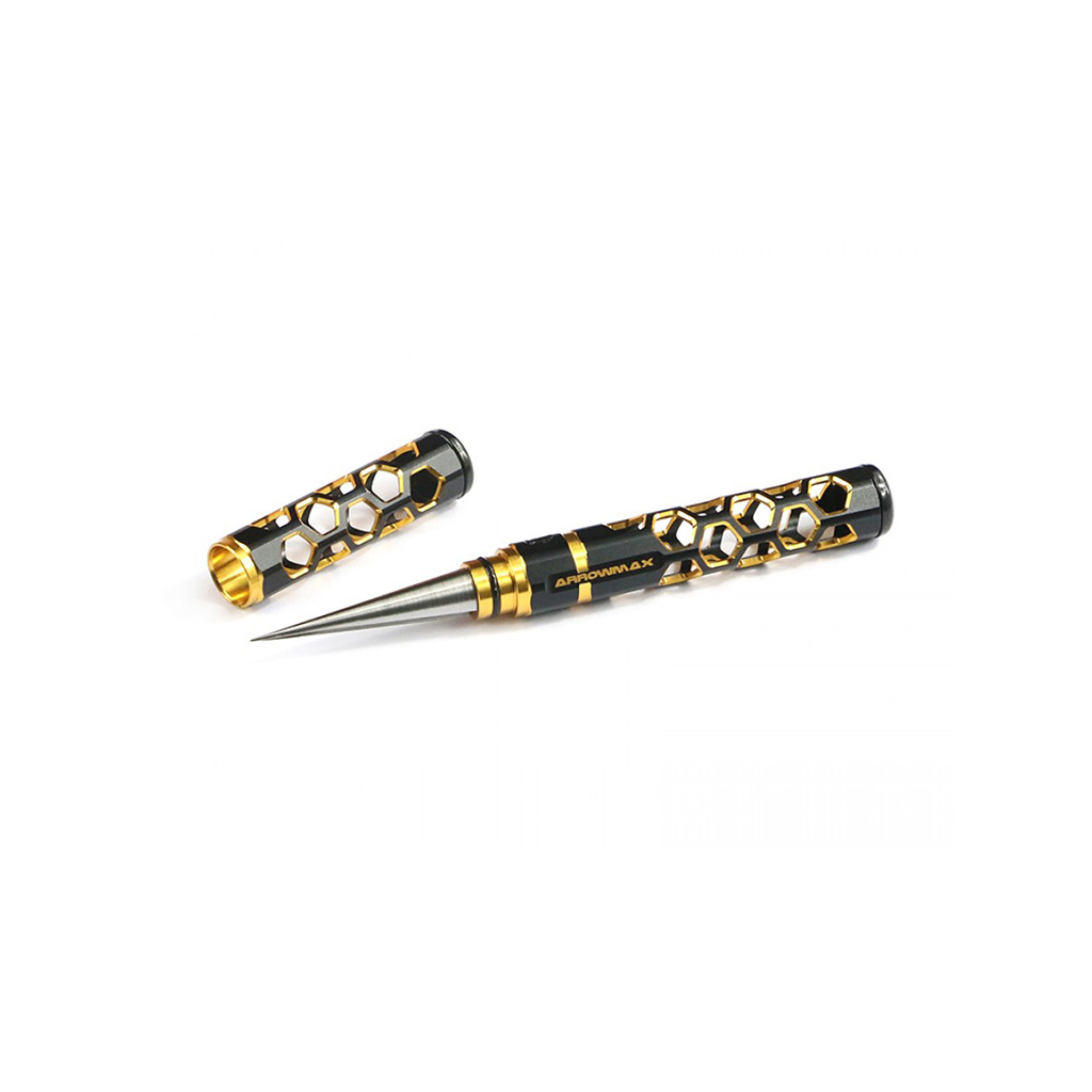 Arrowmax Small Reamer/End Cap for Lexan Body Blk Golden (AM490020BG)