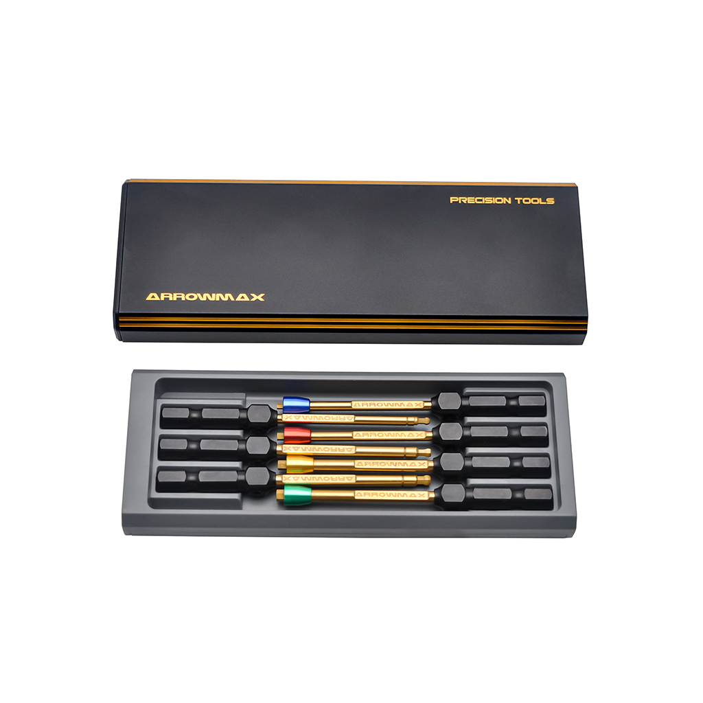 Arrowmax AM Power Tool Tip Set 7pcs with Alu Case  (AM502905)