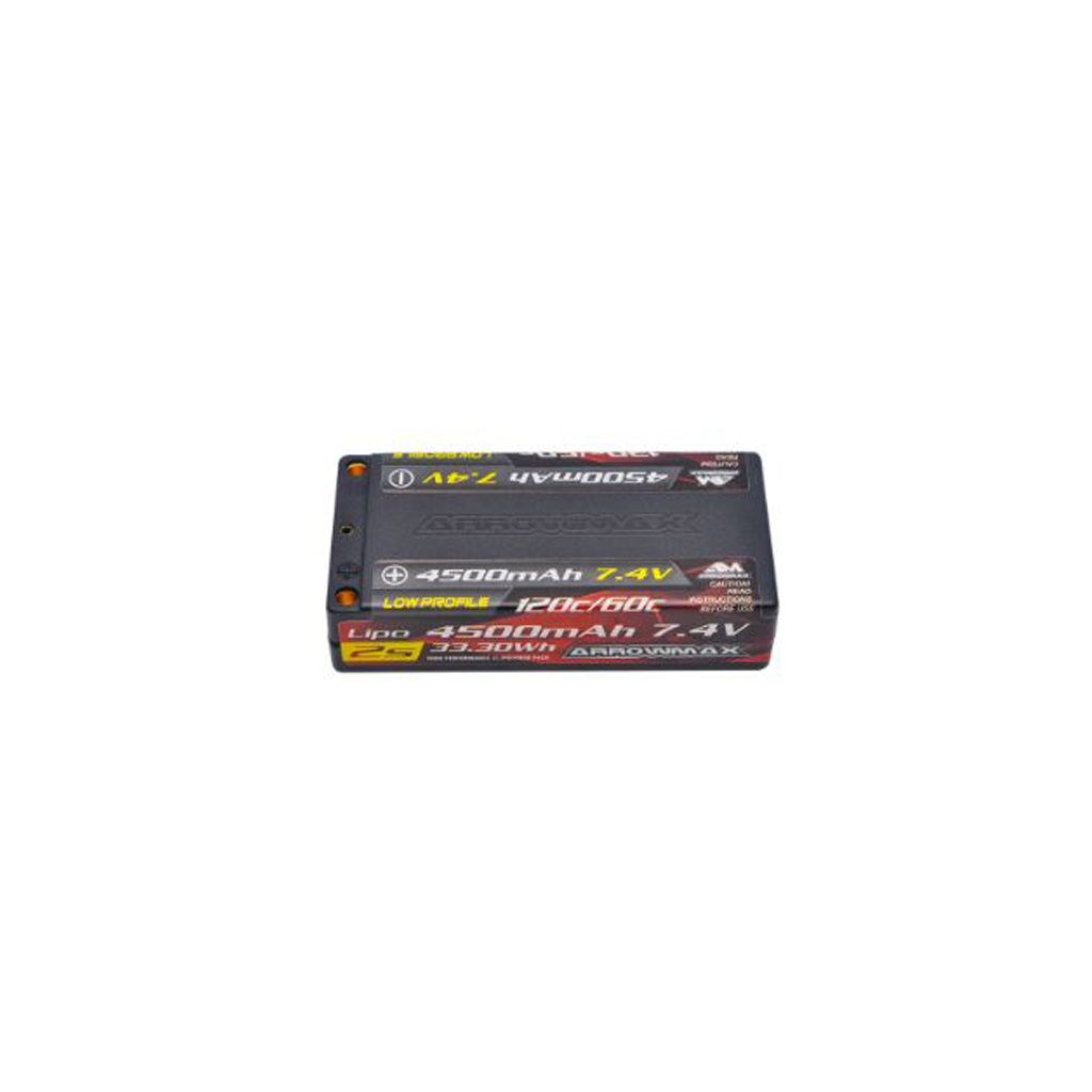 Arrowmax Lipo 4500mAh 2S Shorty LP-7.4V-60C (AM700212)