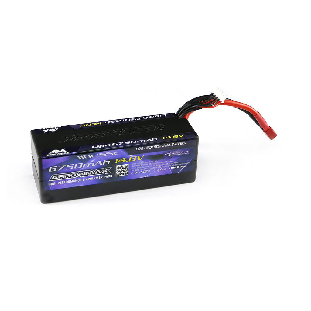 Arrowmax AM Lipo 6750mAh 4S - 14.8V 55C/110C (AM700503)