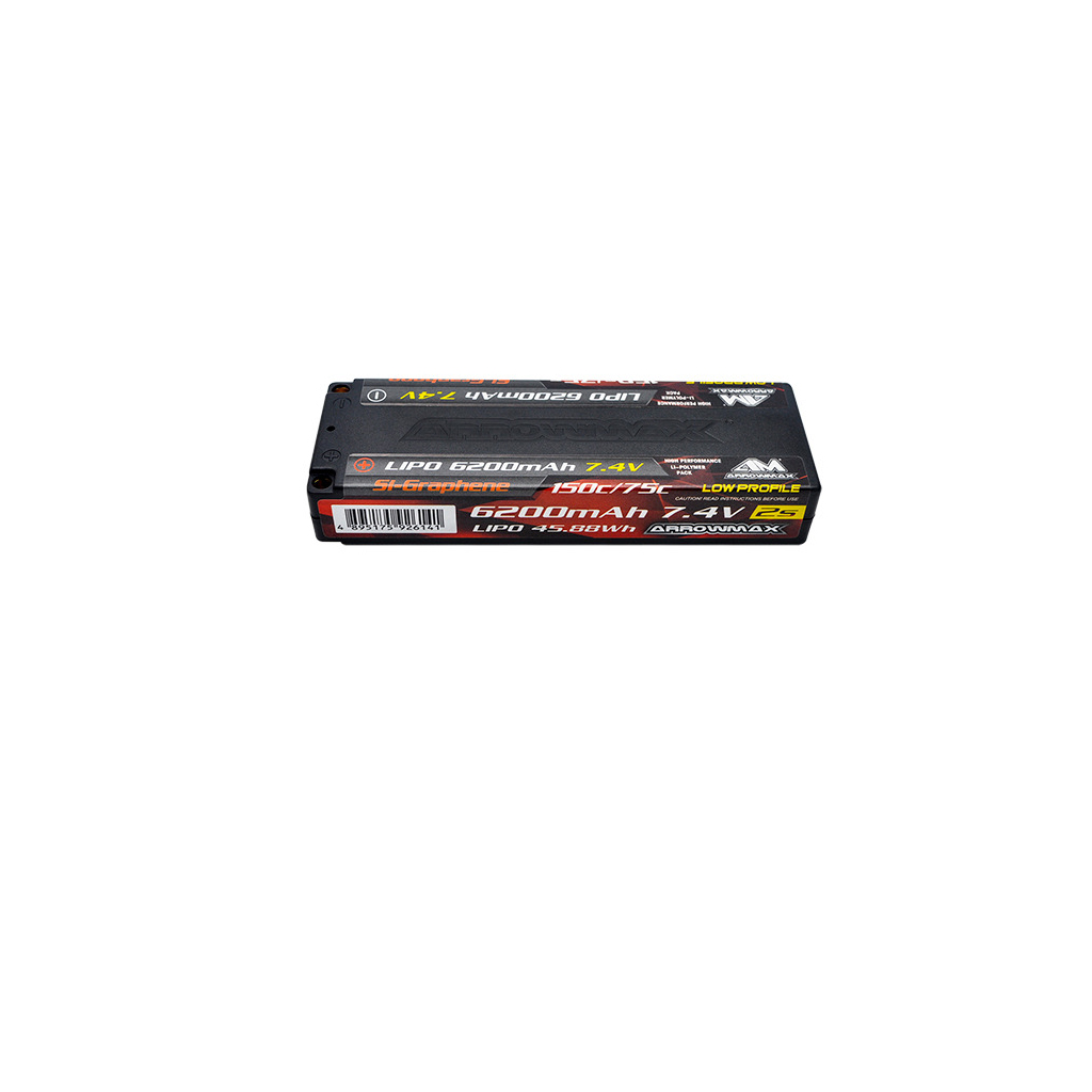Arrowmax Lipo 6200mAh 2S TC LP 7.4V-75/150C (AM700711)