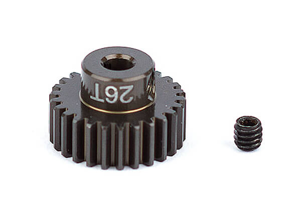 Associated Factory Team Alum. Pinion Gear 26T 48DP 1/8&quot;Shaft (AS1344)