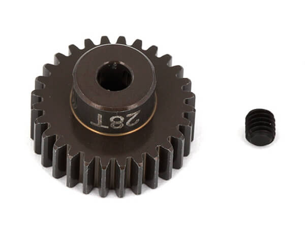 Associated Factory Team Alum. Pinion Gear 28T 48DP 1/8&quot;Shaft (AS1346)