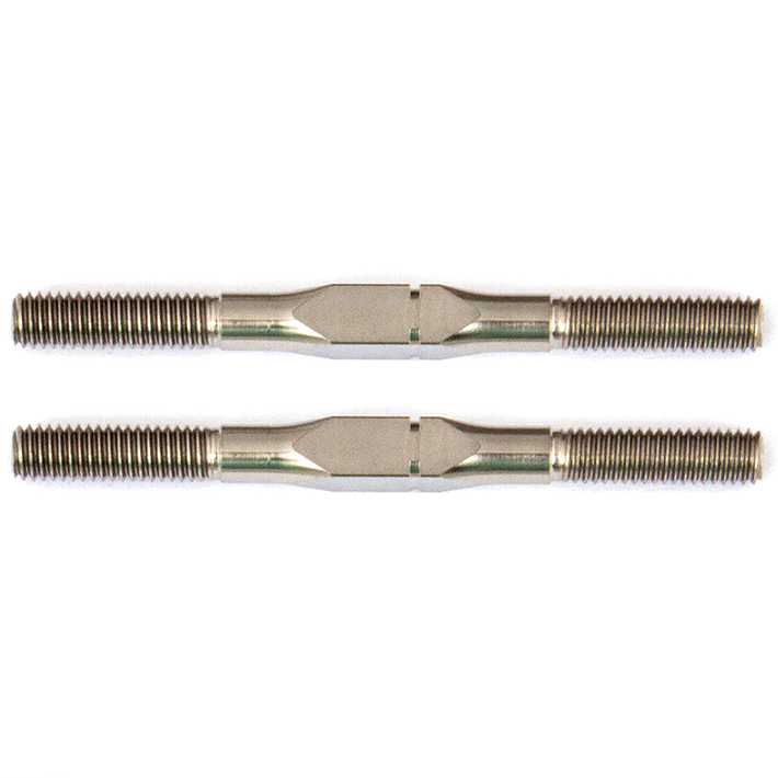 Associated FT Titanium Turnbuckles 3X38mm Silver (2) (AS1413)