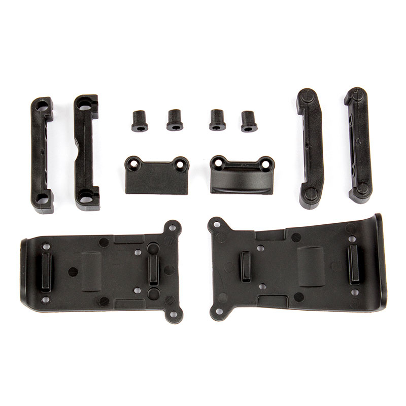 Team Associated Reflex 14B/14T Skid Plates And Arm Mounts Set (AS21501)