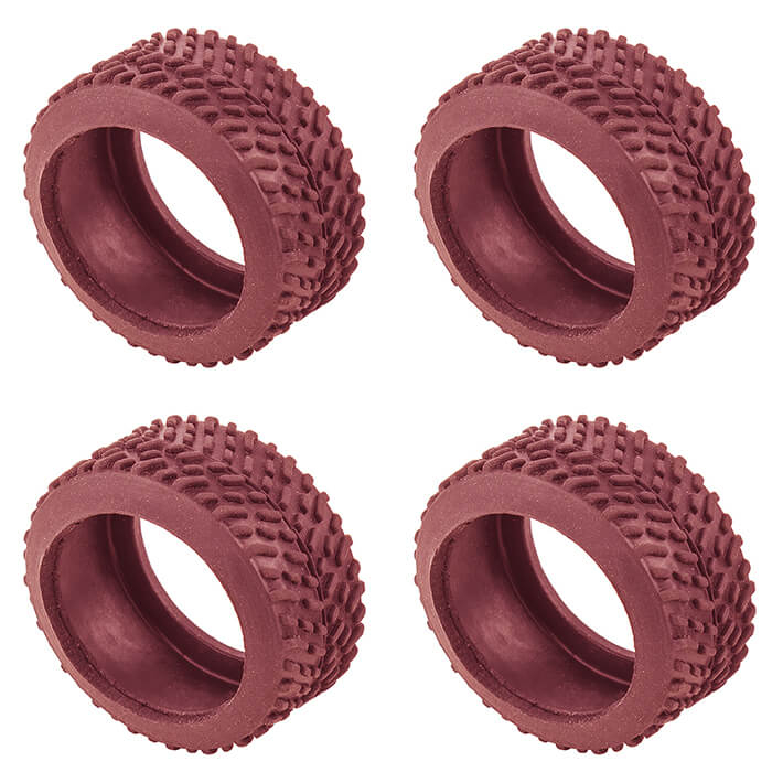Team Associated Nano Sport Pin Tyres Red (4) (AS21606)