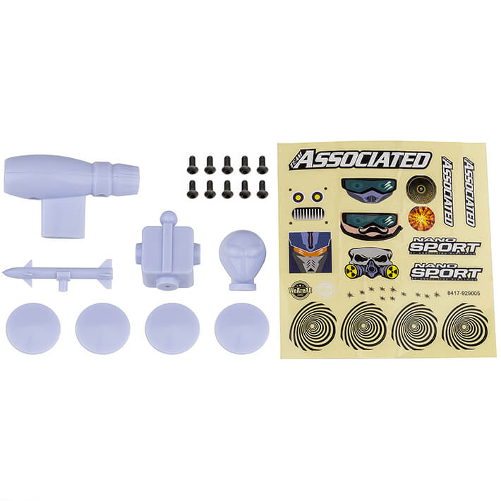 Team Associated Nano Sport Space Pack White (AS21615)