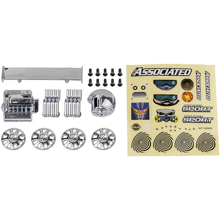 Team Associated Nano Sport Race Pack Chrome (AS21618)