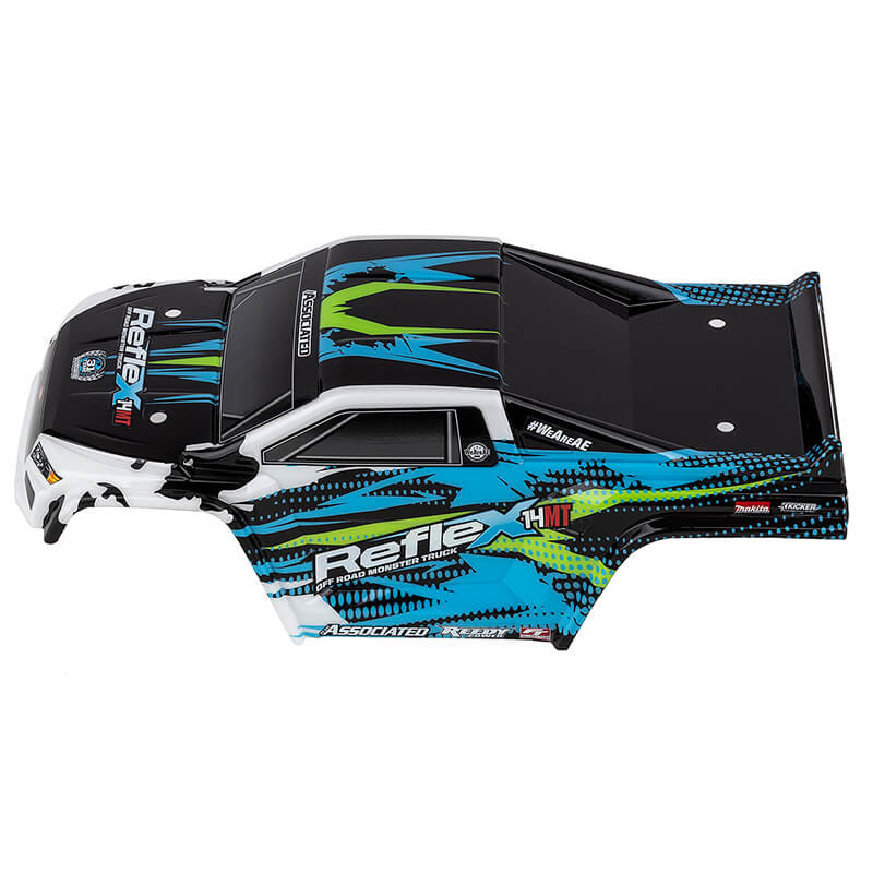 Team Associated Reflex 14MT Blue/ White Bodyshell (AS21623)