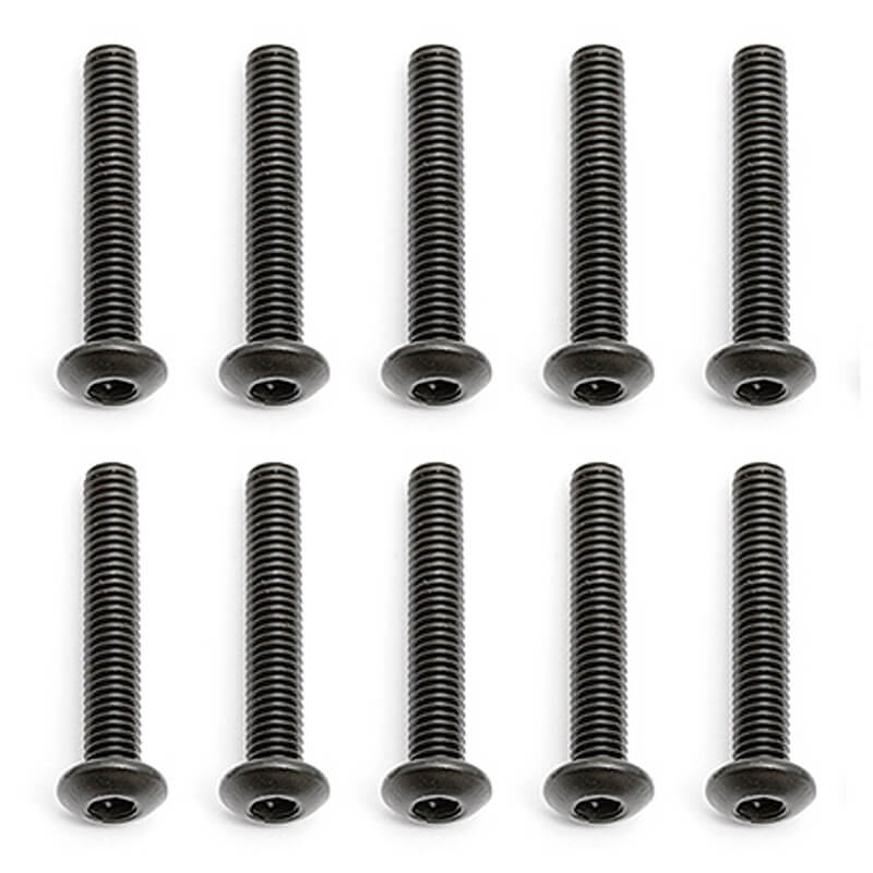 Team Associated NTC3 M3 X 18mm Button Head Screws (AS2308)