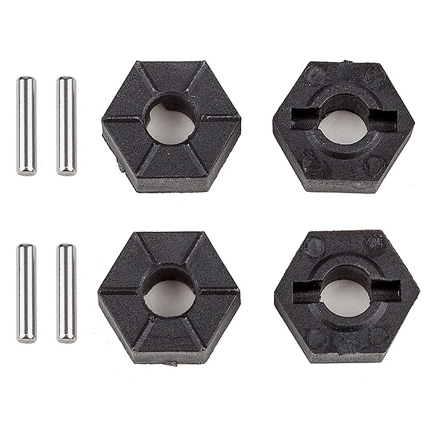 Team Associated Rival MT10 Wheel Hexes 12mm (AS25820)