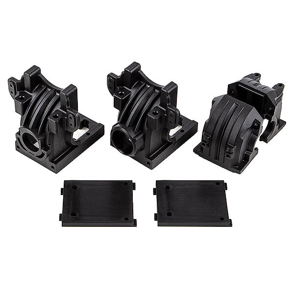 Team Associated Rival MT8 Front And Rear Gearbox Set (AS25908)