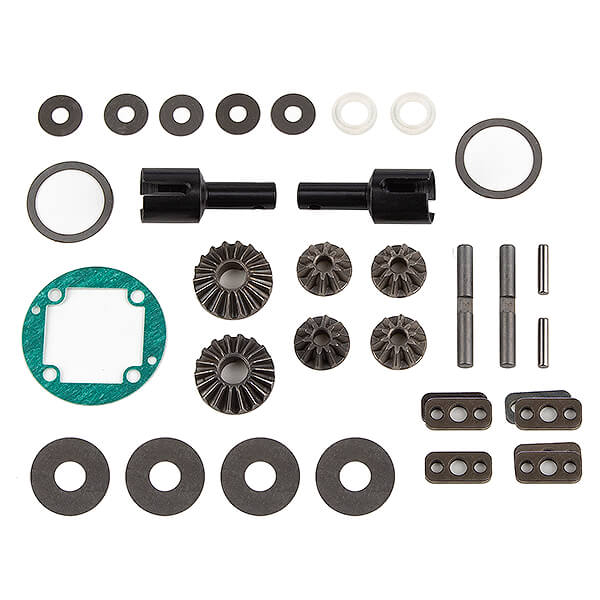 Team Associated Rival MT8 Front And Rear Differential Rebuild (AS25926)