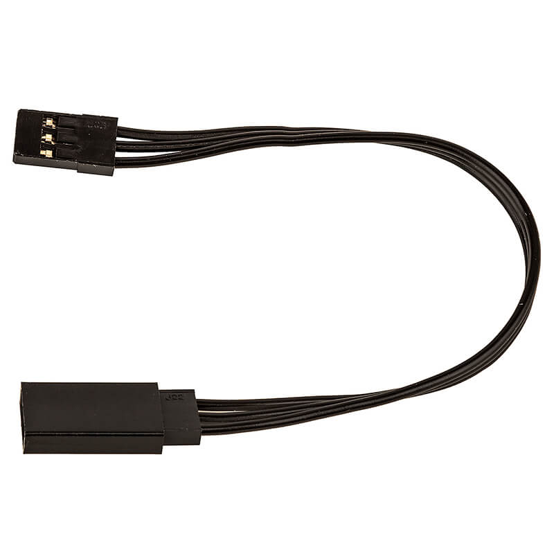Reedy 125mm Servo Extension Wire Black (4.92In) (AS27164)