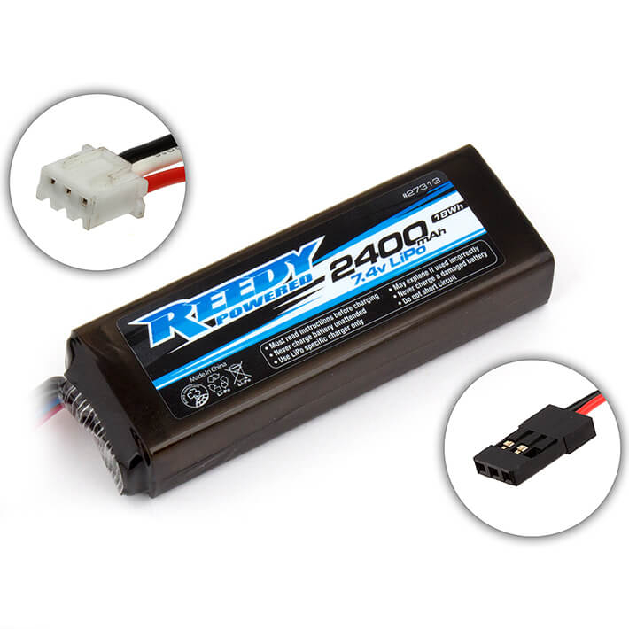 Reedy Lipo Pro Tx/Rx 2400Mah 7.4V Flat (AS27313)