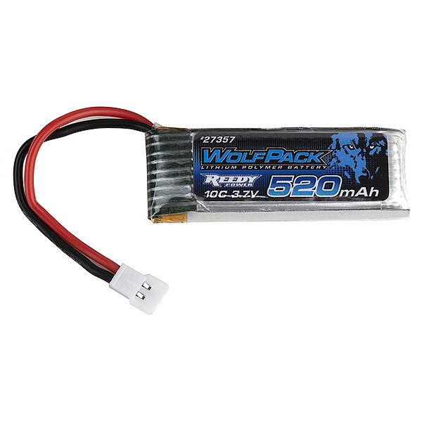 Reedy Wolfpack 520Mah 3.7V 10C Lipo Battery (Enduro24) (AS27357)