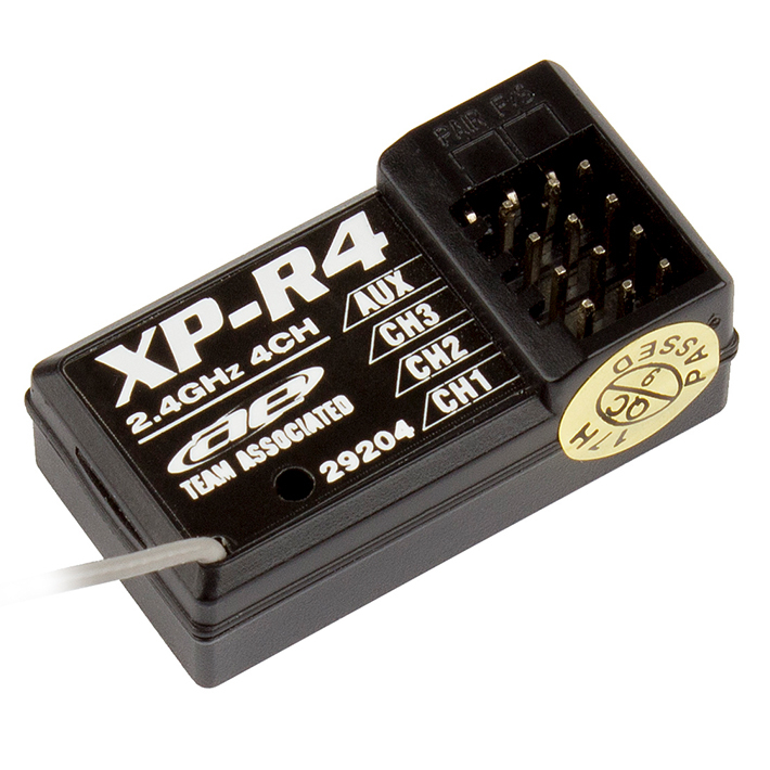 Team Associated XP-R4 2.4Ghz 4Ch Receiver (AS29204)