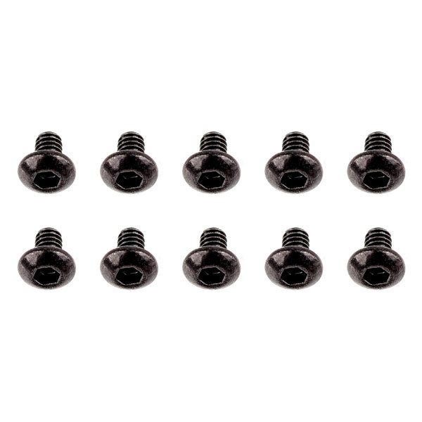 Team Associated Screws M2 X 0.4 X 3mm BHCS (10) (AS31509)