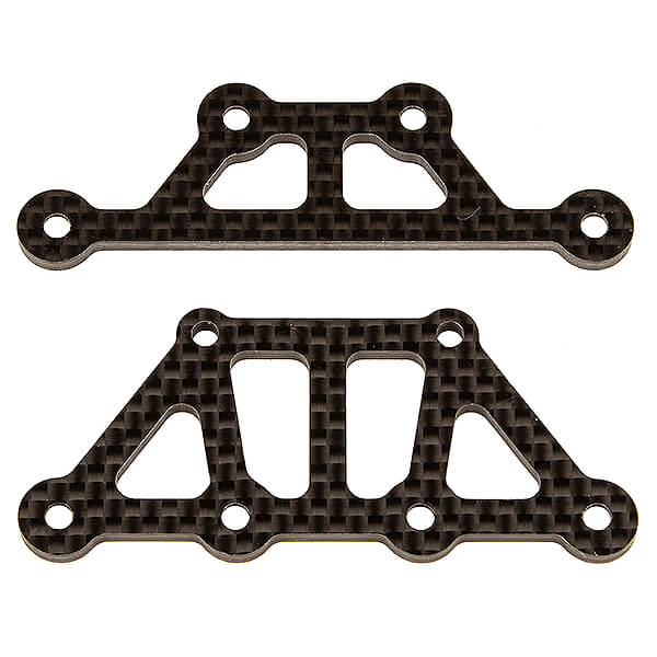 Team Associated Apex 2 FT Top Plates, Carbon Fibre (AS31848)