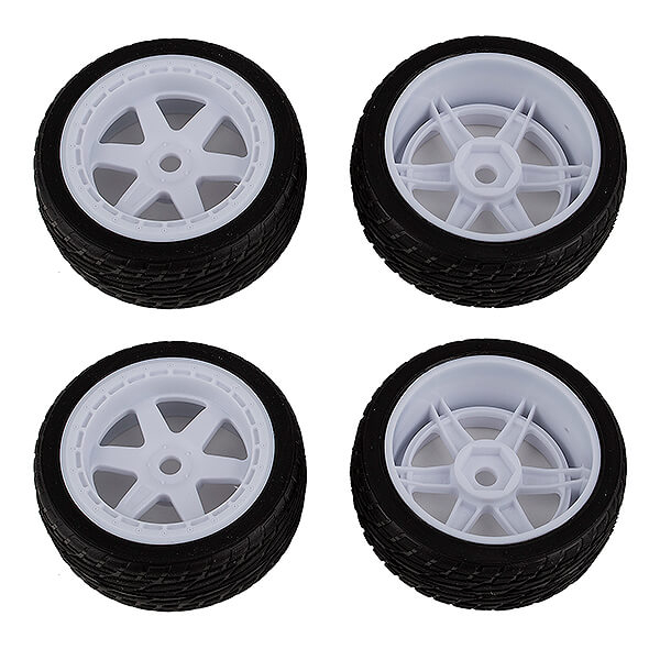 Team Associated Apex 2 Hoonitruck Wheels/Tyres Rubber (AS31893)