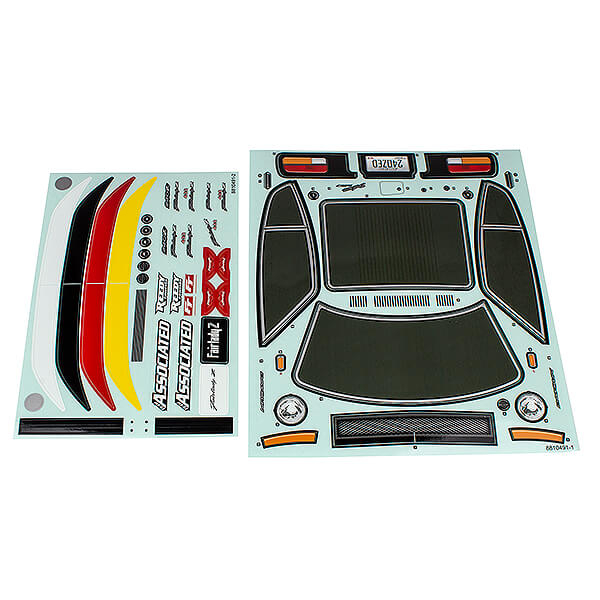 Team Associated Apex 2 Sport Datsun 240Z Decal Sheet (AS31908)