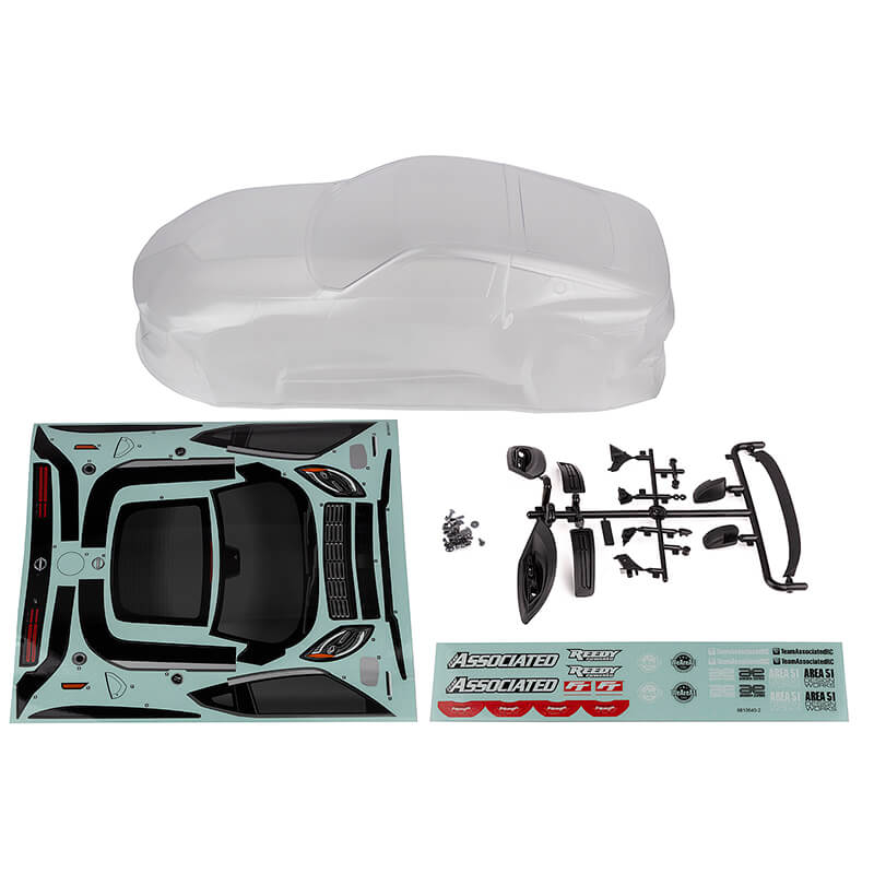 Team Associated Apex 2 Sport Nissan Z Body Set Clear (AS31922)