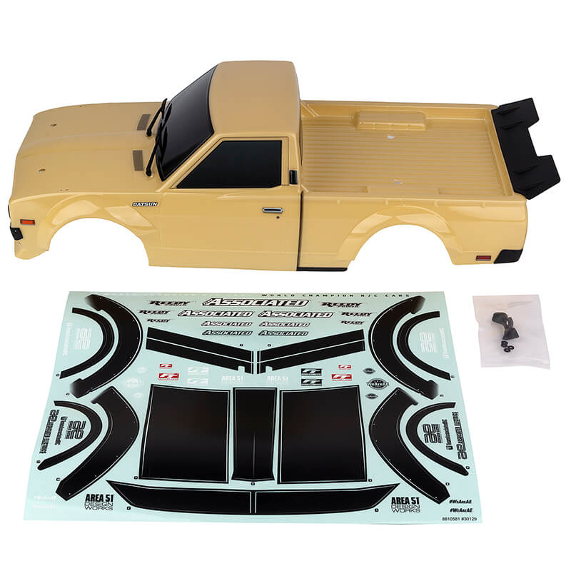 Team Associated Apex 2 Sport Datsun 620 Bodyset Painted Tan (AS31929)