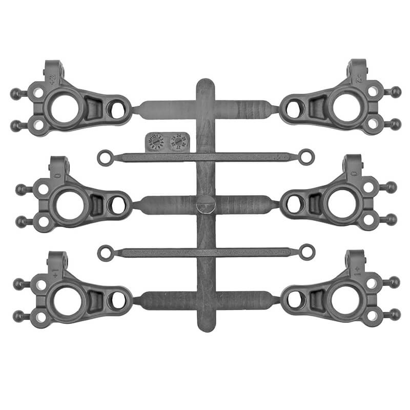 Team Associated TC8 FT Carbon Steering Block Set (AS32065)