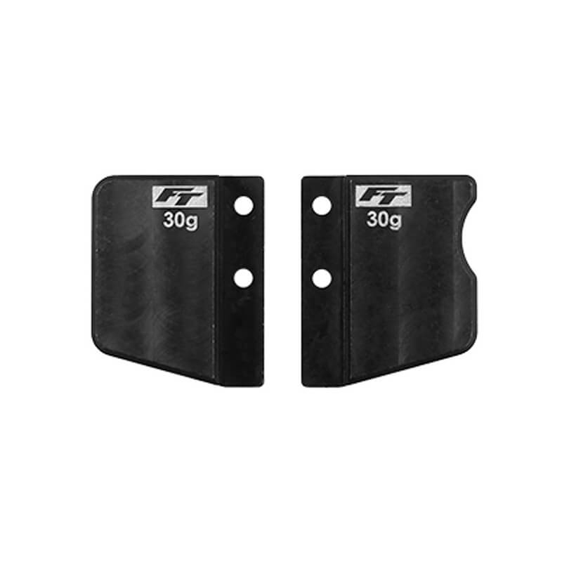 Team Associated TC8 FT Steel Fr/Rr Short Battery Weight Set 60G (AS32091)