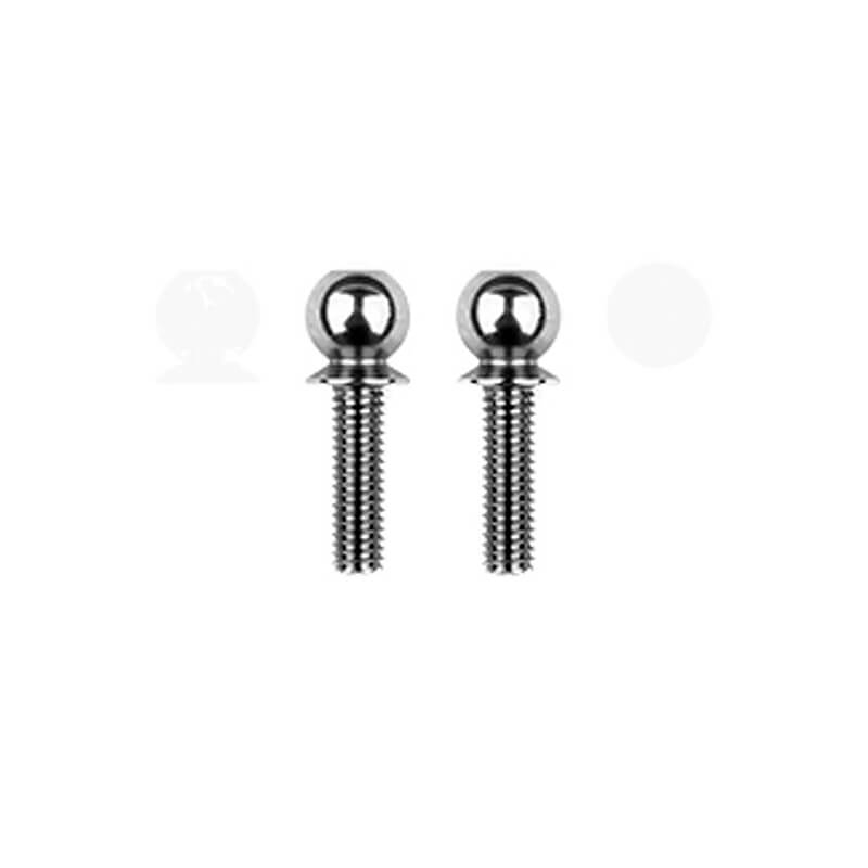 Team Associated FT Hd Titanium Ballstuds Short, 10mm (AS32098)