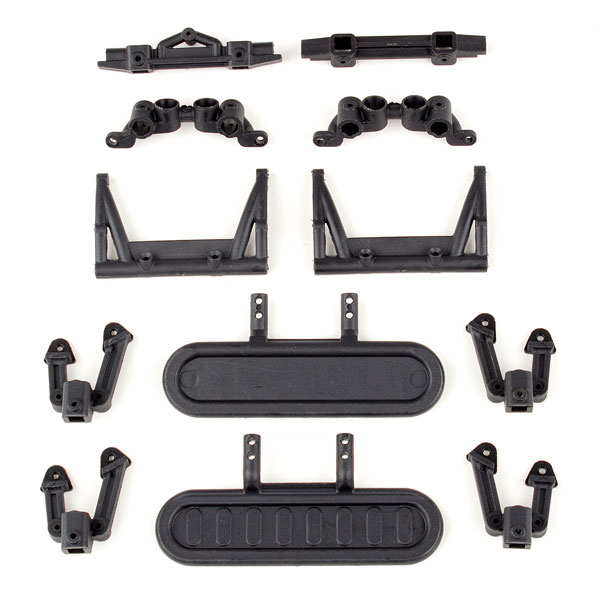 Team Associated CR12 Shock Towers &amp; Bumper Mounts (AS41001)