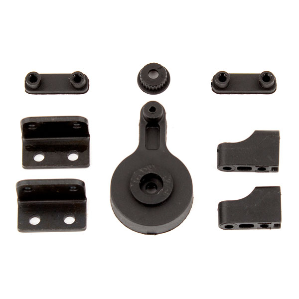 Team Associated CR12 Servo Saver &amp; Servo Mounts (AS41017)