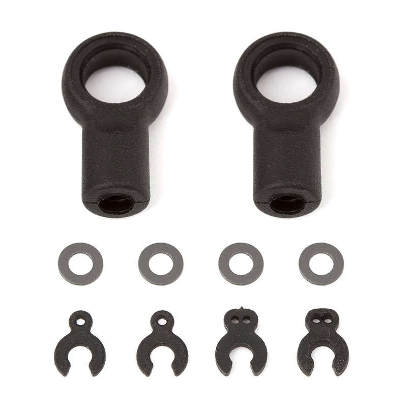 Team Associated RC12R6 Arm Eyelet And Caster Clips (AS4753)