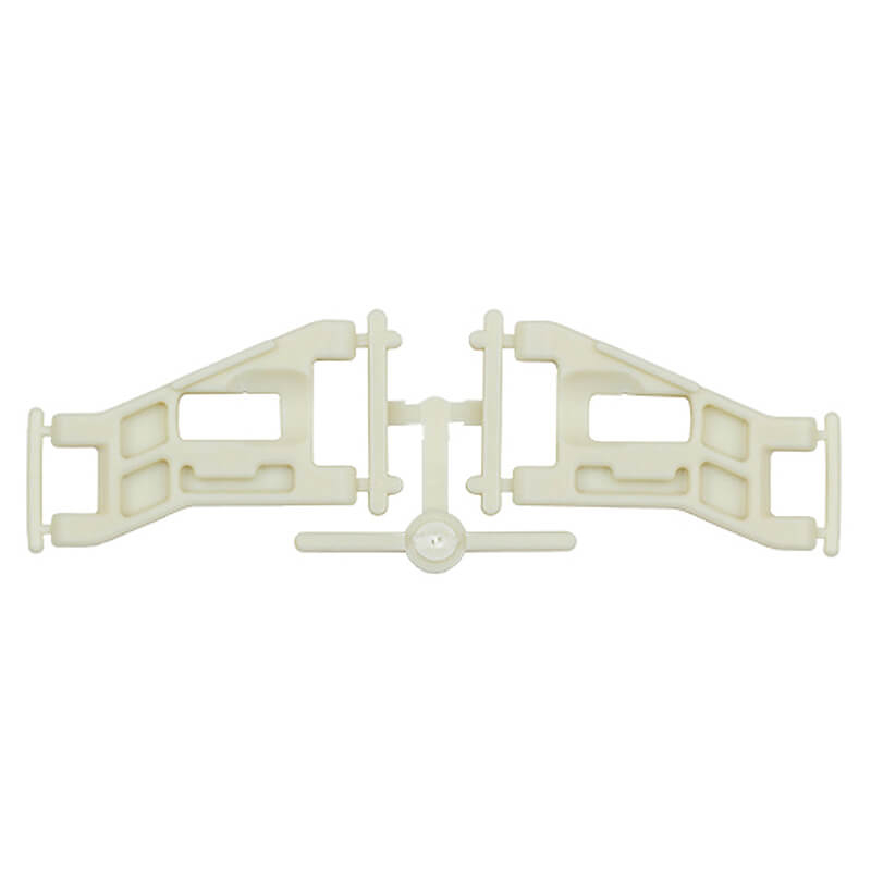 Team Associated RC10 Front Wide Suspension Arms White (AS6204)