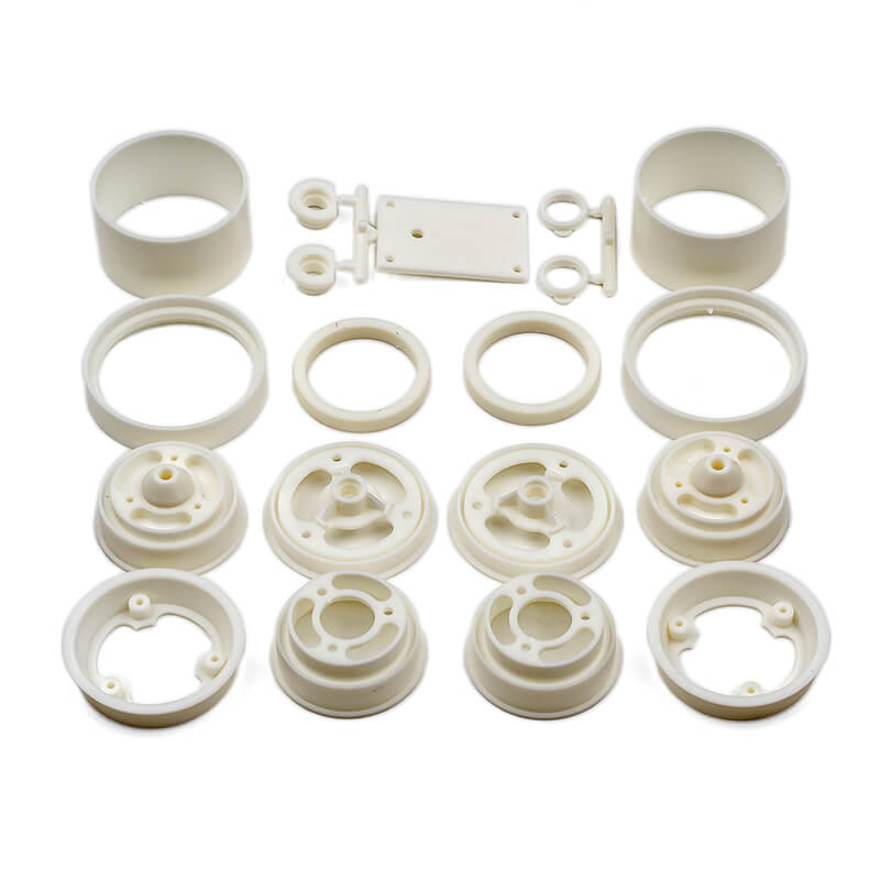 Team Associated RC10 Wheels Front &amp; Rear - White (AS6643)
