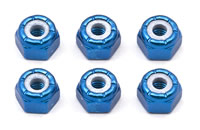 Team Associated Blue 8-32 Alum. Nuts (AS6943)