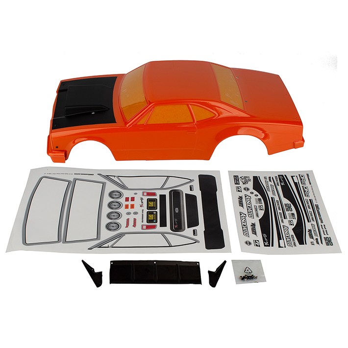 Team Associated DR10 Reakt Drag Body Shell Orange (AS71083)