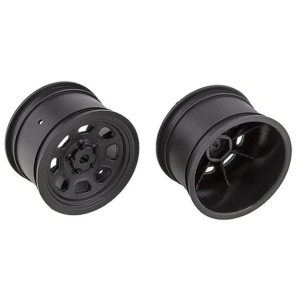 Team Associated SR10 Rear Wheels Black (AS71097)