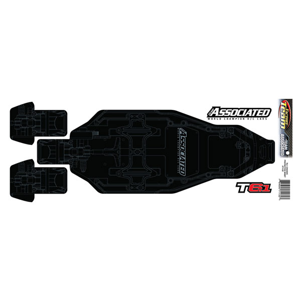 Team Associated T6.1 FT Chassis Protective Sheet Printed (AS71132)