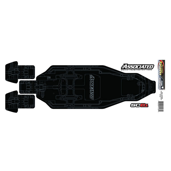 Team Associated SC6.1 FT Chassis Protective Sheet Printed (AS71133)