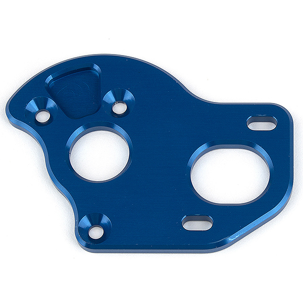 Team Associated RC10T6.2 Laydown Motor Plate Blue Aluminium (AS71145)