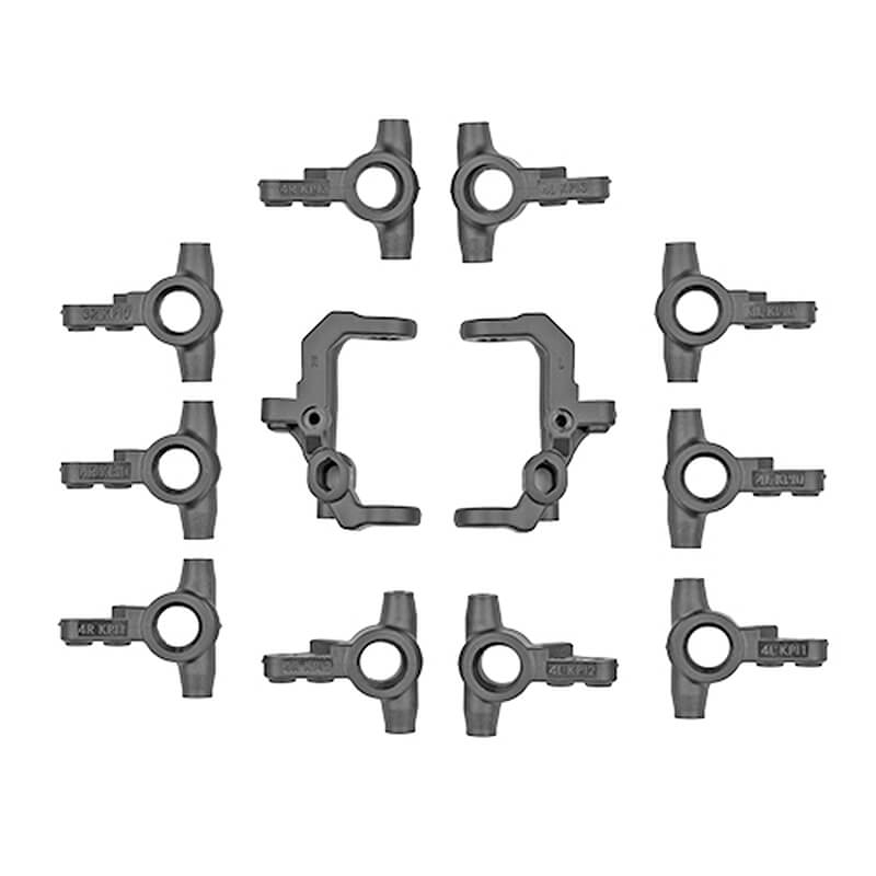Team Associated RC10B7/T7 V2 Caster/Steering Blocks Carbon (AS71214)  was AS92415