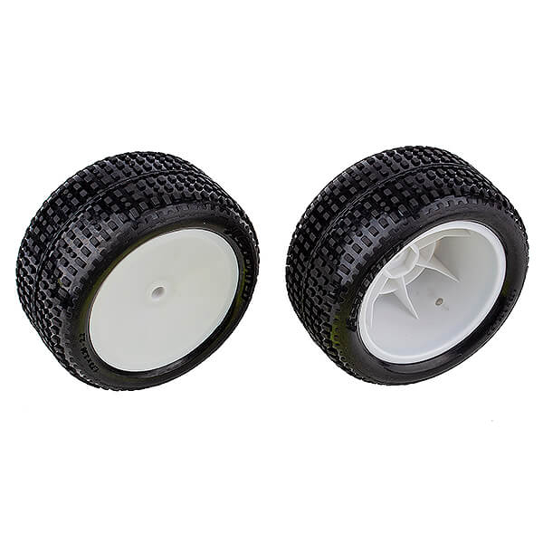 Team Associated RB10 RTR Rear Wheels &amp; Tyres Mounted (AS72019)