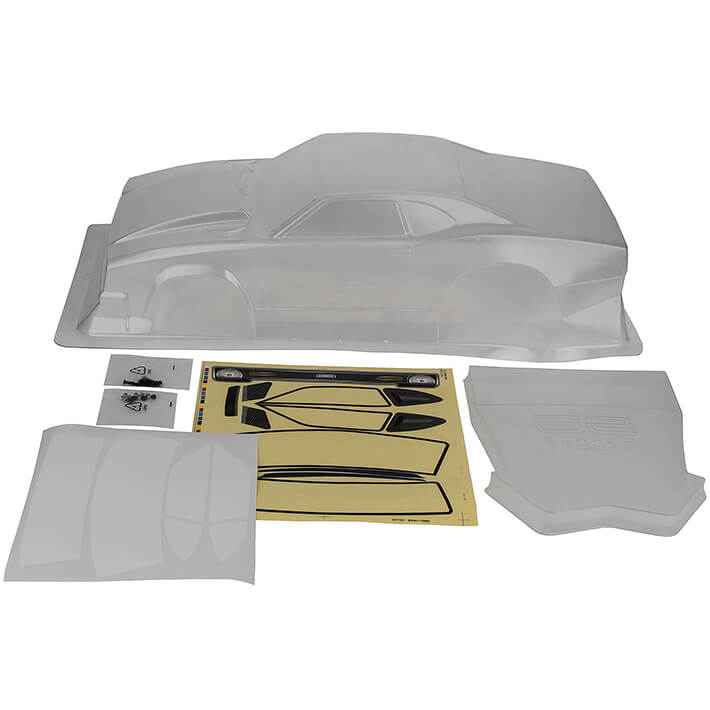 Team Associated DR10 Pro Reakt Lucas Oil Drag Bodyshell Clear (AS72035)