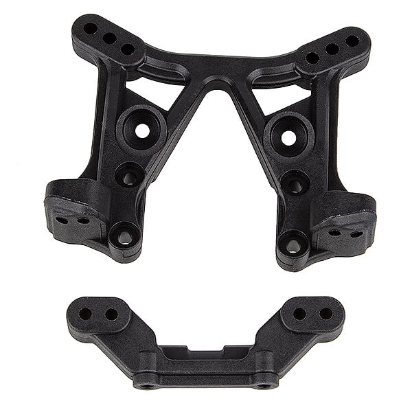 Team Associated DR10M Front Shock Tower &amp; Rear Ballstud Mount (AS72038)