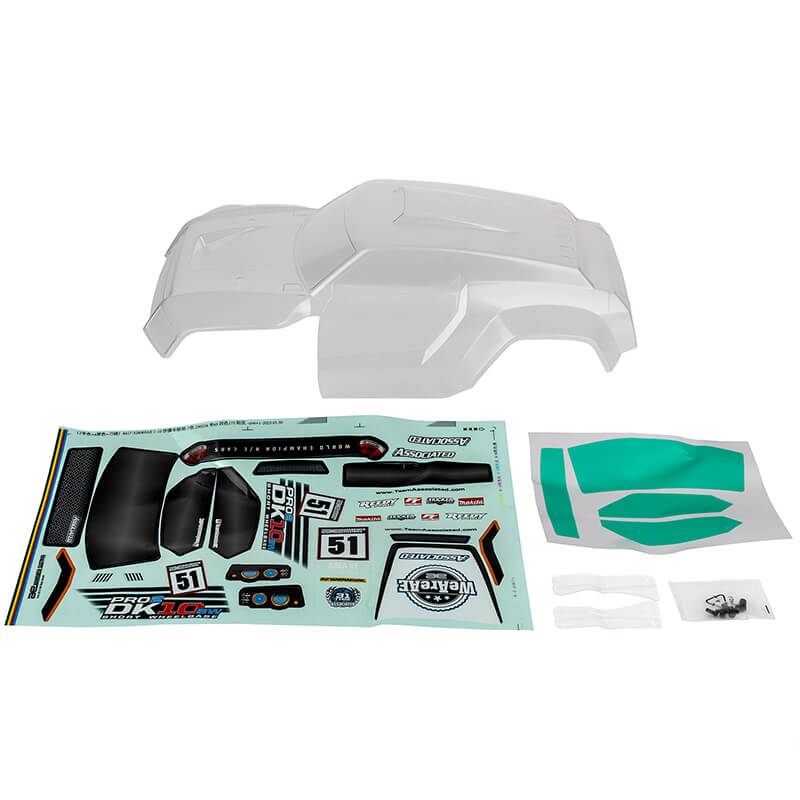 Team Associated Pro2 Dk10Sw Desert Buggy Body Clear (AS72119)