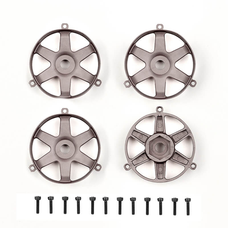 Team Associated DC10 FT Adj. Wheel Face Plate, Bronze (4) (AS72249)