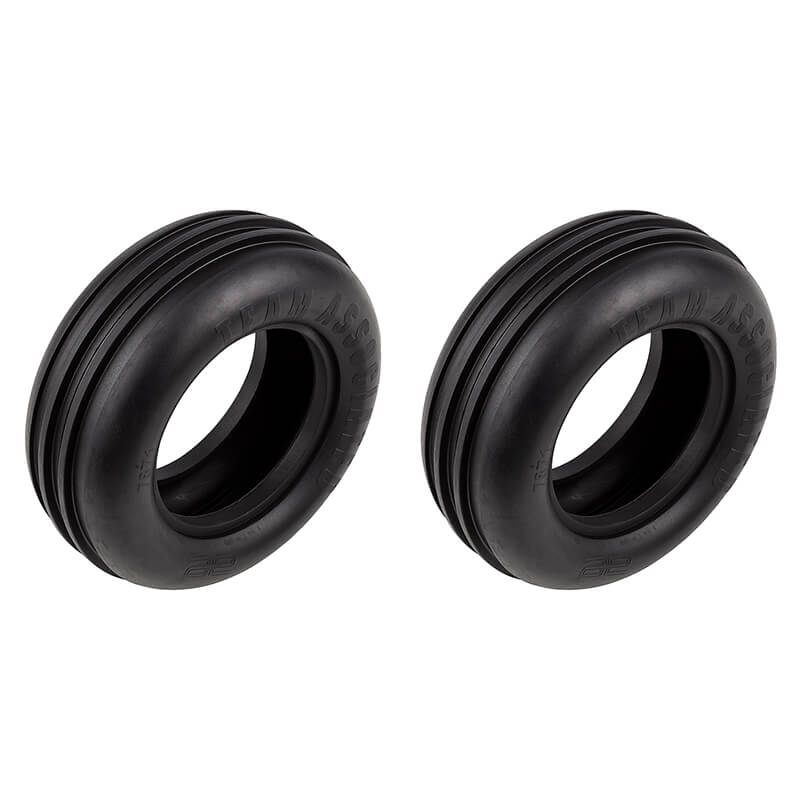Team Associated RC10T Front Tyres, Narrow (AS7871)