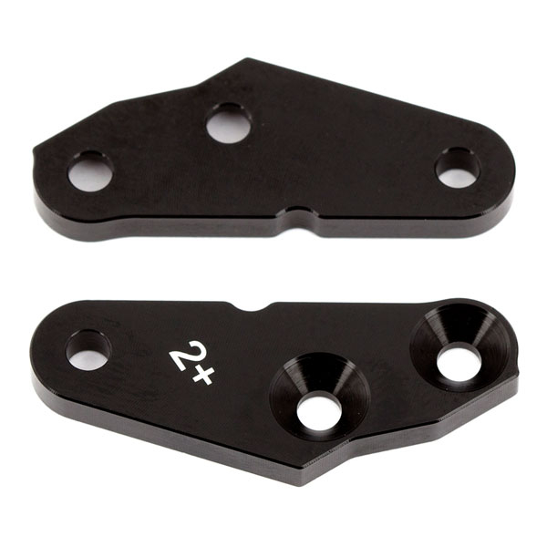 Team Associated RC8B3.1/RC8B3.2 FT Steering Block Arms +2 Degree Aluminium (AS81063)